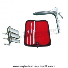 Hegar uterine dilator 3 pieces set,3-4, 5-6, 13-14, grave large, collin 3pcs
